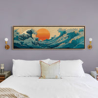 Waves Rise To Meet the Sun