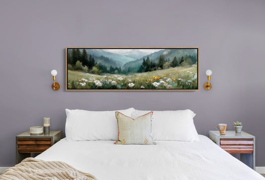 Meadow Beneath the Misty Pines