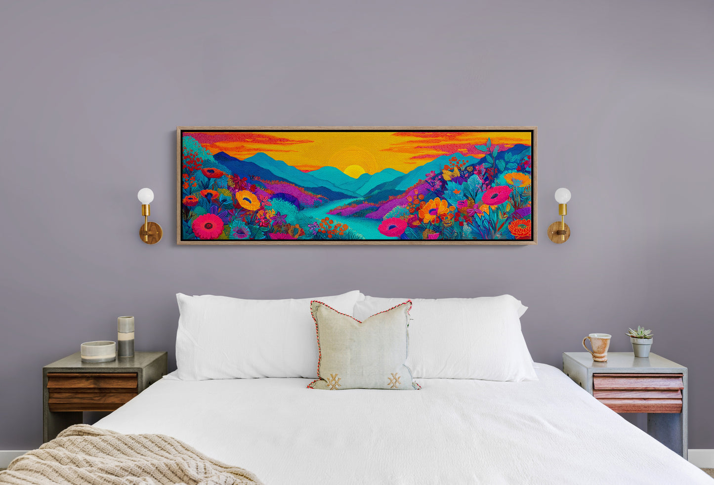 Sunrise Through Wild Bloom