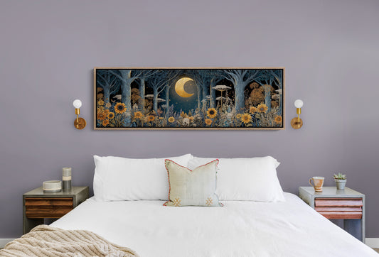 Moonlit Garden of Gold