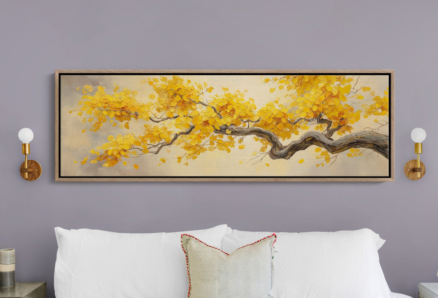 Golden Branch in Autumn Light