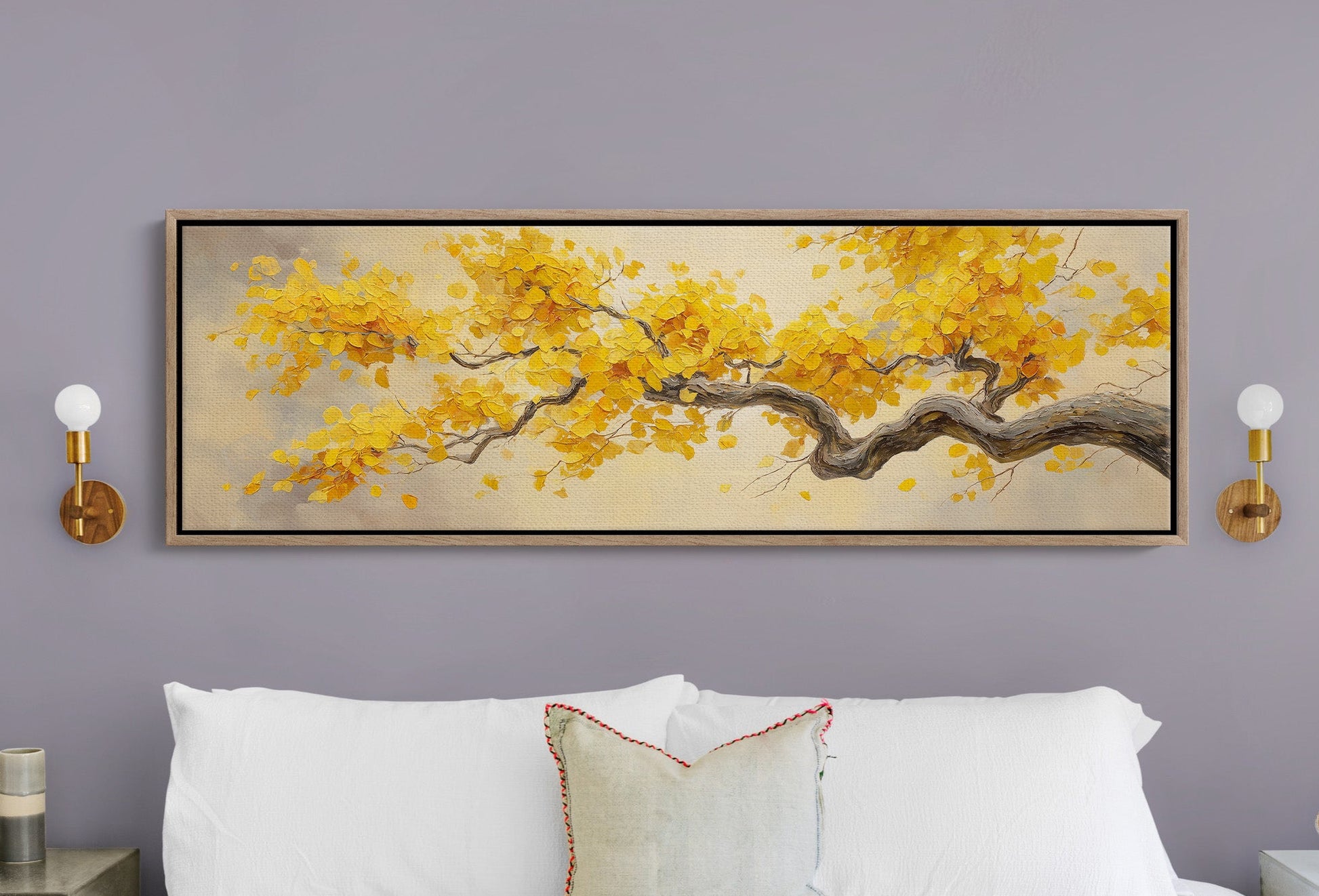 Golden Branch in Autumn Light