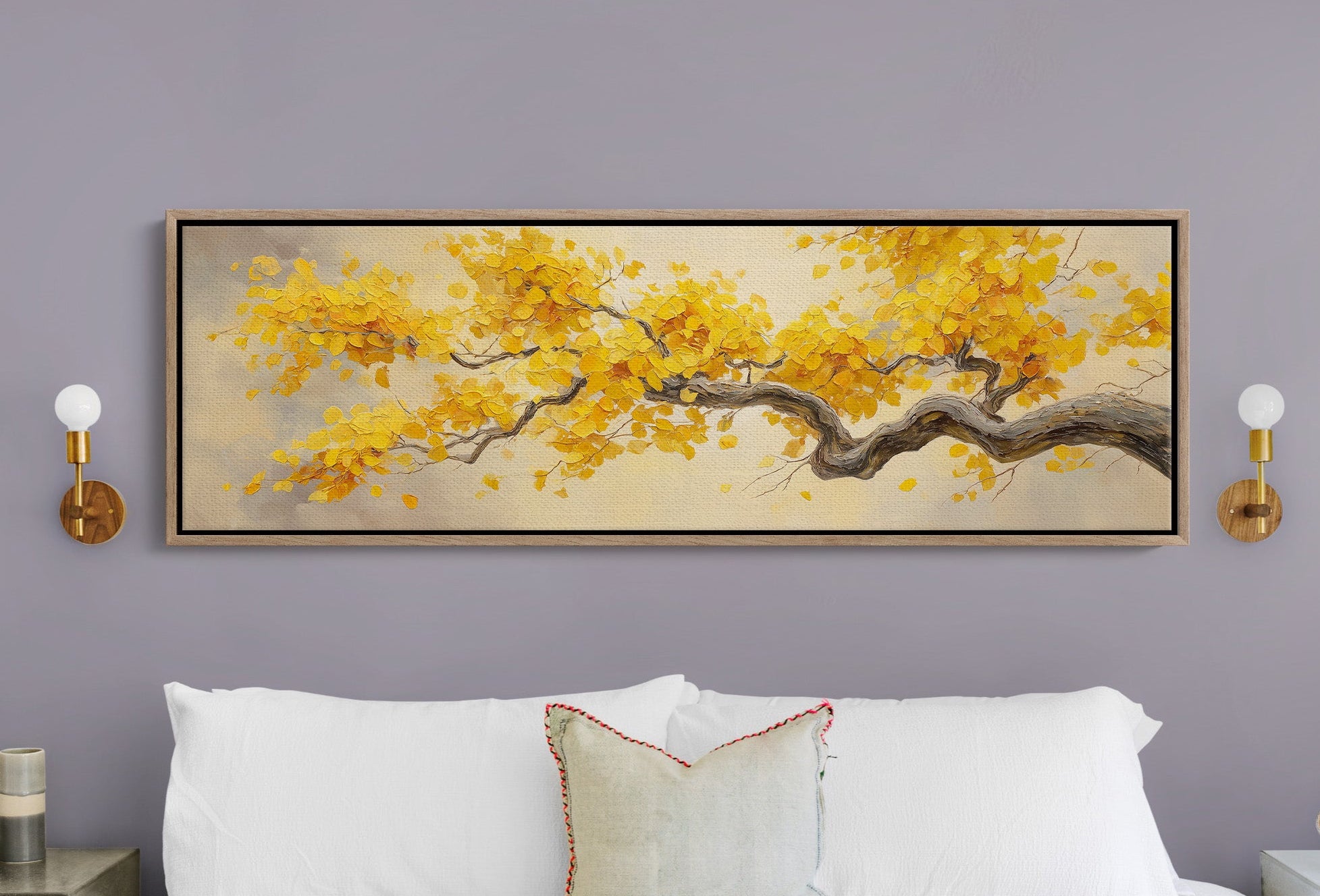 Golden Branch in Autumn Light