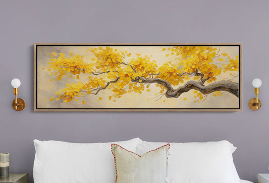 Golden Branch in Autumn Light