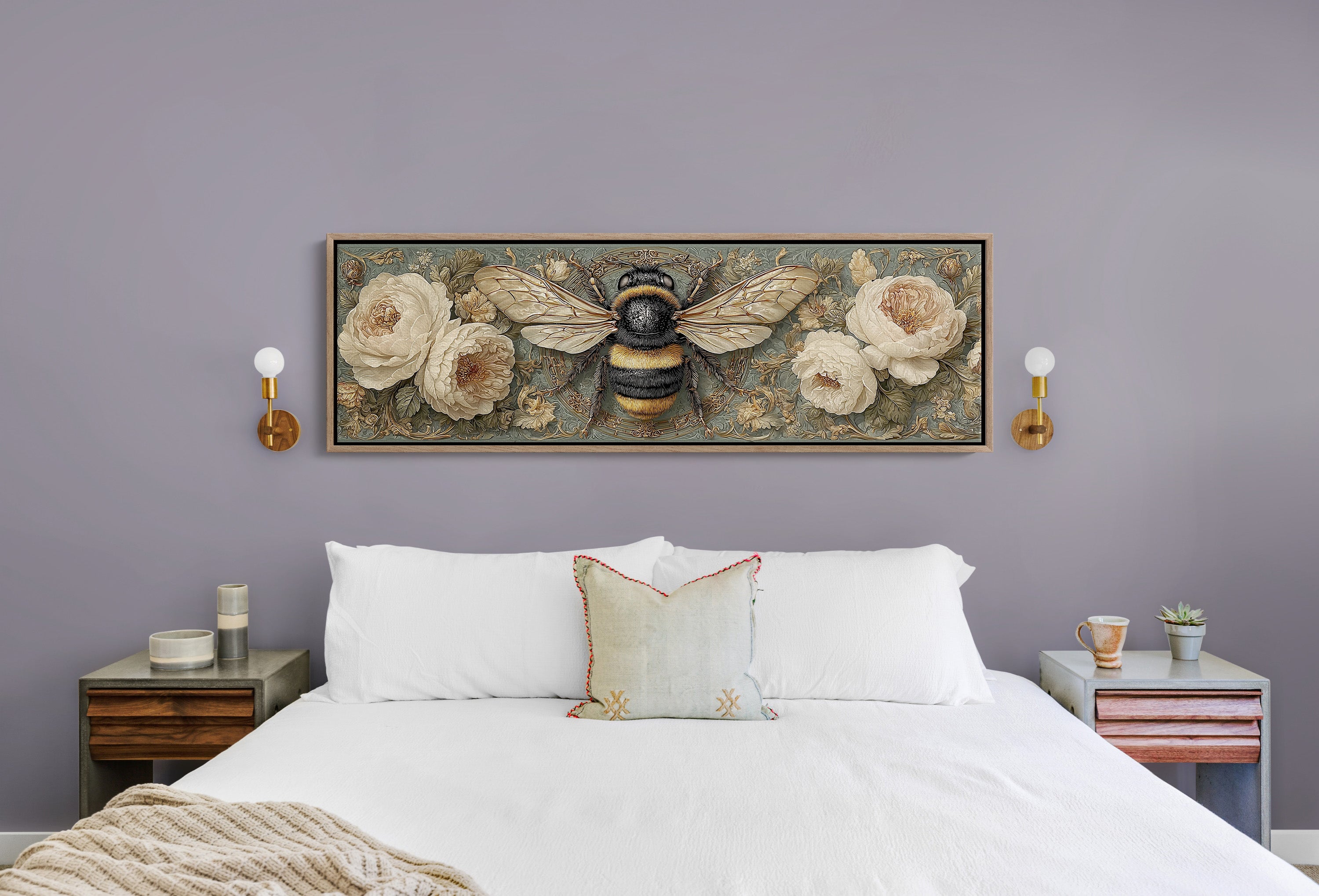 Bee Among the Ivory Blossoms