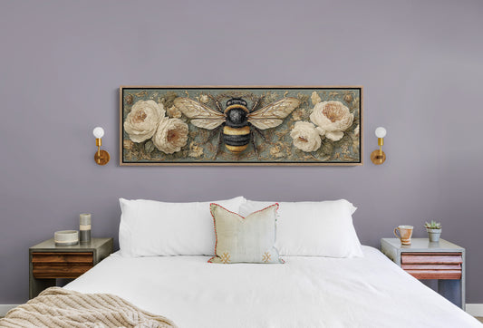 Bee Among the Ivory Blossoms
