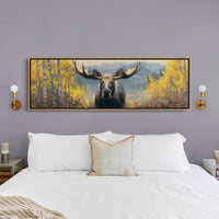 Moose Among the Golden Aspens