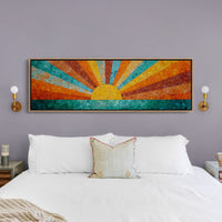 Sunburst Over Turquoise Waters