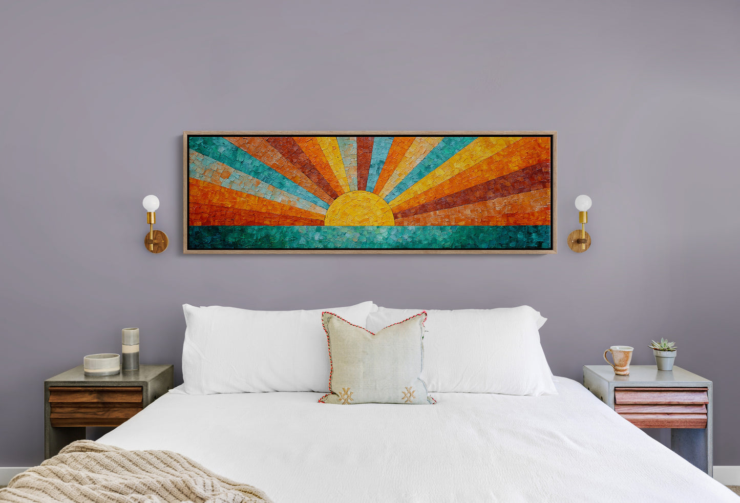 Sunburst Over Turquoise Waters