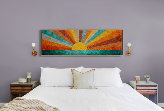 Sunburst Over Turquoise Waters