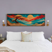 Golden Sun Over Painted Valleys