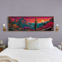 Desert Sunfall in Painted Canyons