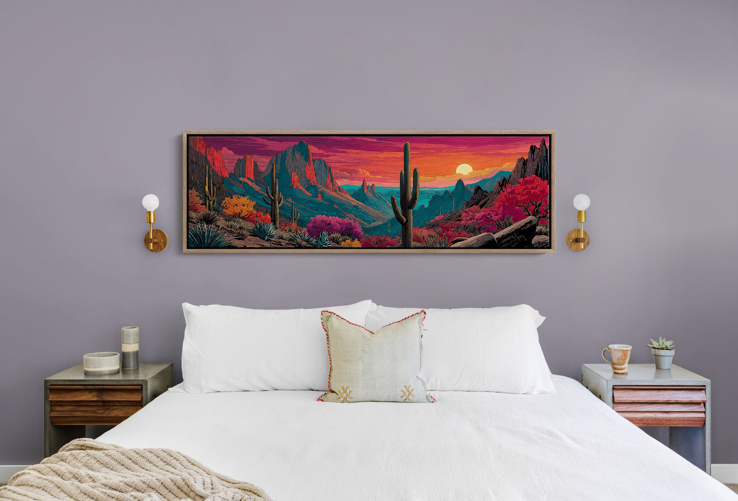 Desert Sunfall in Painted Canyons