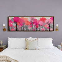 Blossoms in a Crimson Forest