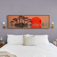 Red Sun Over Silent Pines
