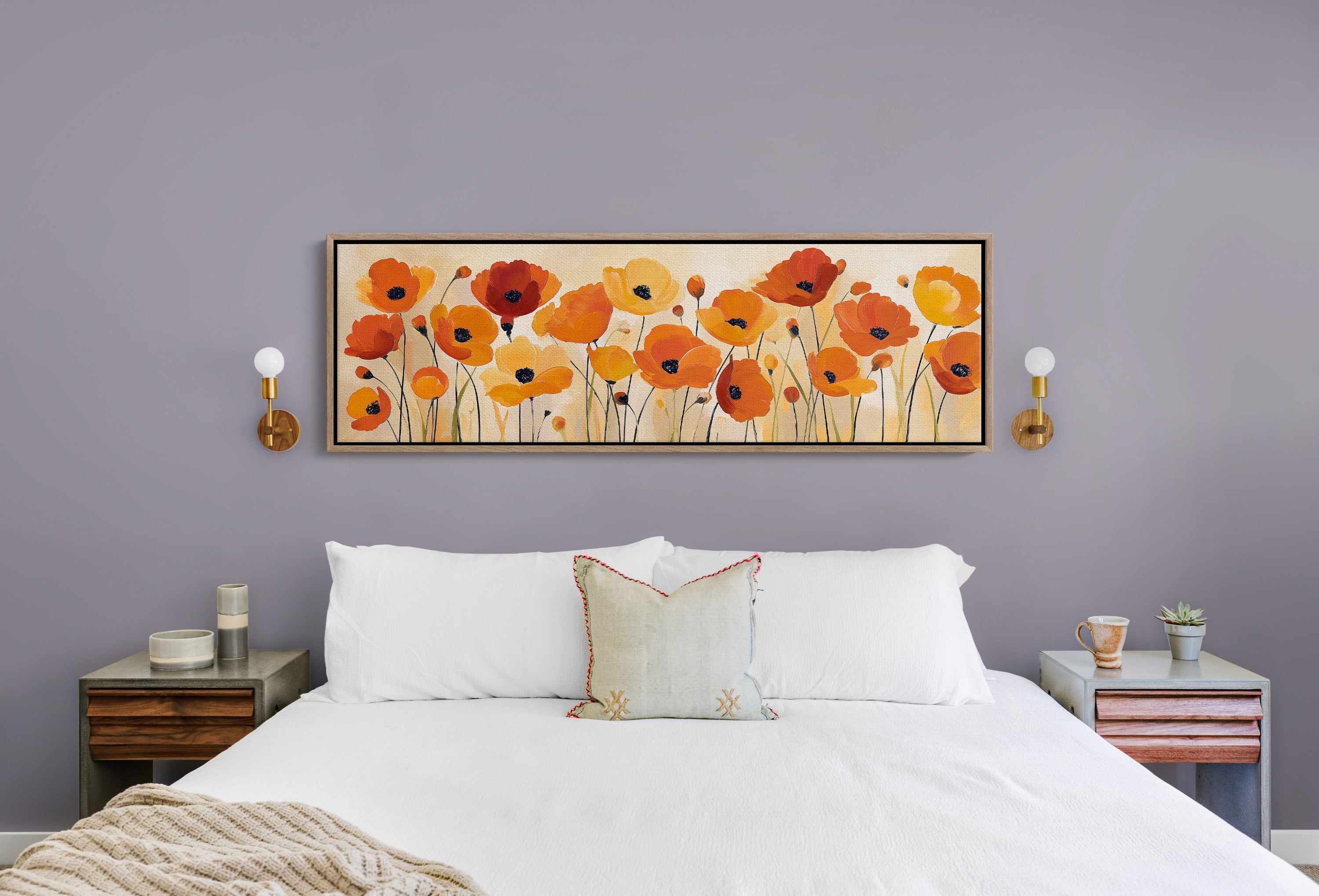 Poppies Dancing in Golden Light