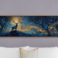 Stag Beneath the Golden Night