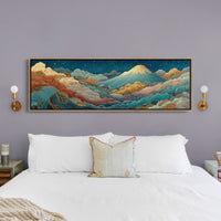 Night Sky Rising Over Gilded Clouds