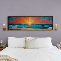 Sunrise Breaking Over Turquoise Waves