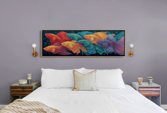 Parade of the Rainbow Bettas