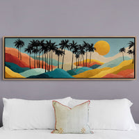 Sunset Over Painted Palms
