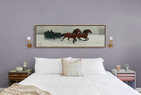 Gallop Through Winter Fields