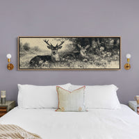 Resting Deer by the Riverbank