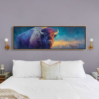 Bison in Painted Twilight