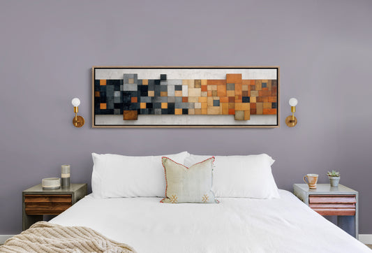 Rust and Charcoal Mosaic