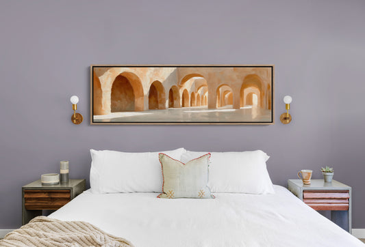 Sunlit Arches in Stillness