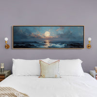 Moonlight Over Restless Waves