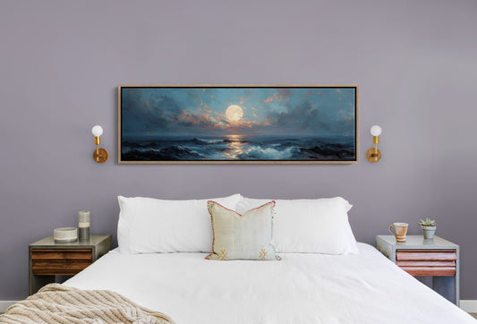 Moonlight Over Restless Waves