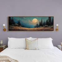 Moonrise Over the Wild Meadow