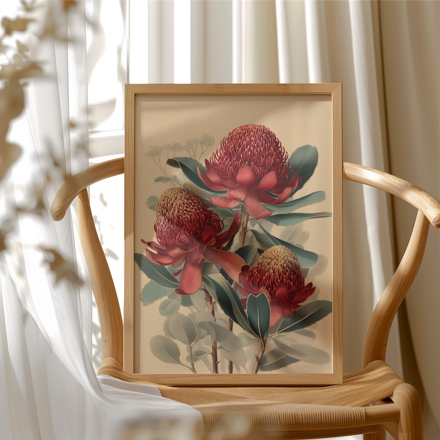 Crimson Waratahs in Bloom