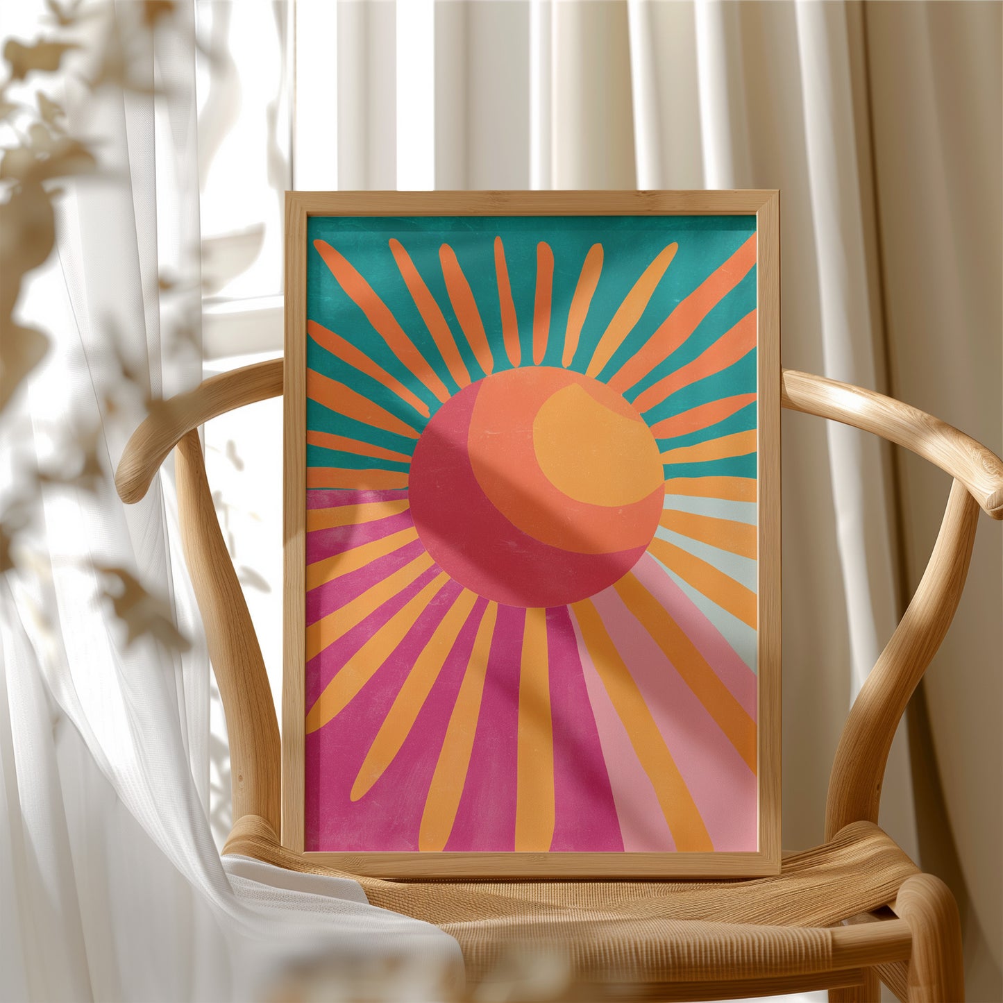 Sunburst Over Summer Fields