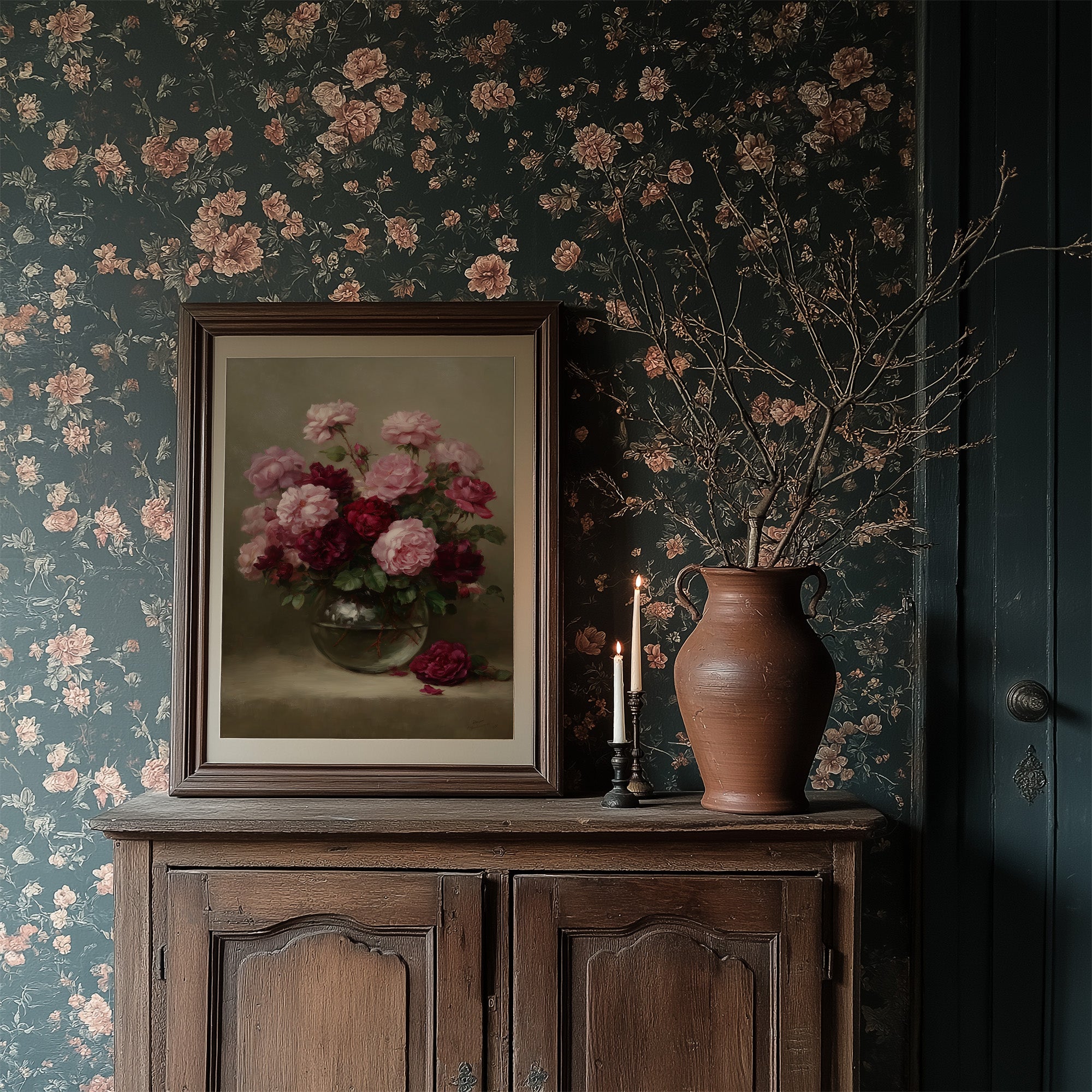 Blush and Burgundy in Bloom
