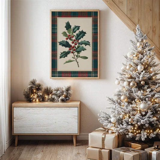 Winter Berries By The Hearth