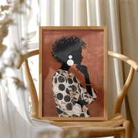Silhouette in Burnt Sienna