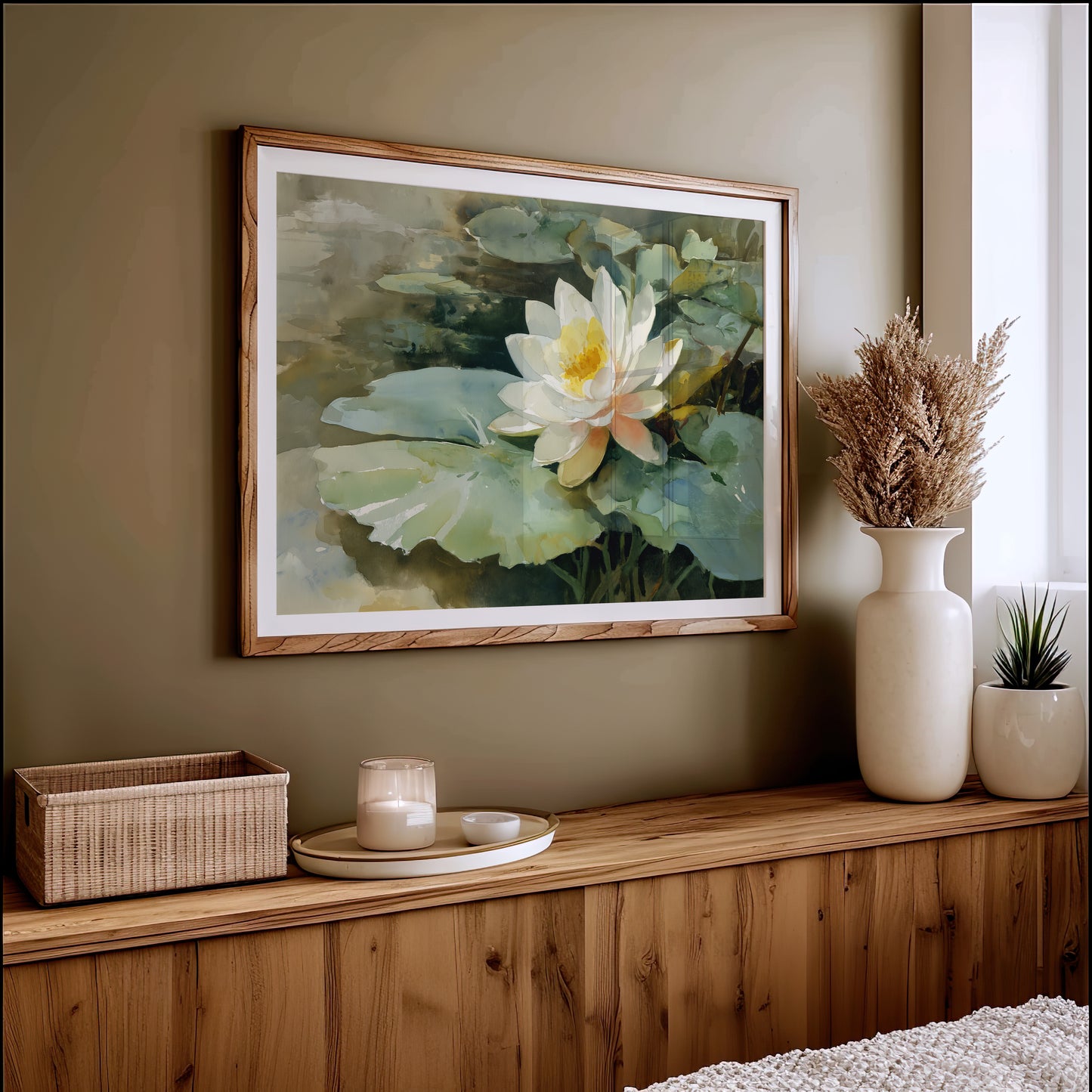 Stillness on the Lily Pond