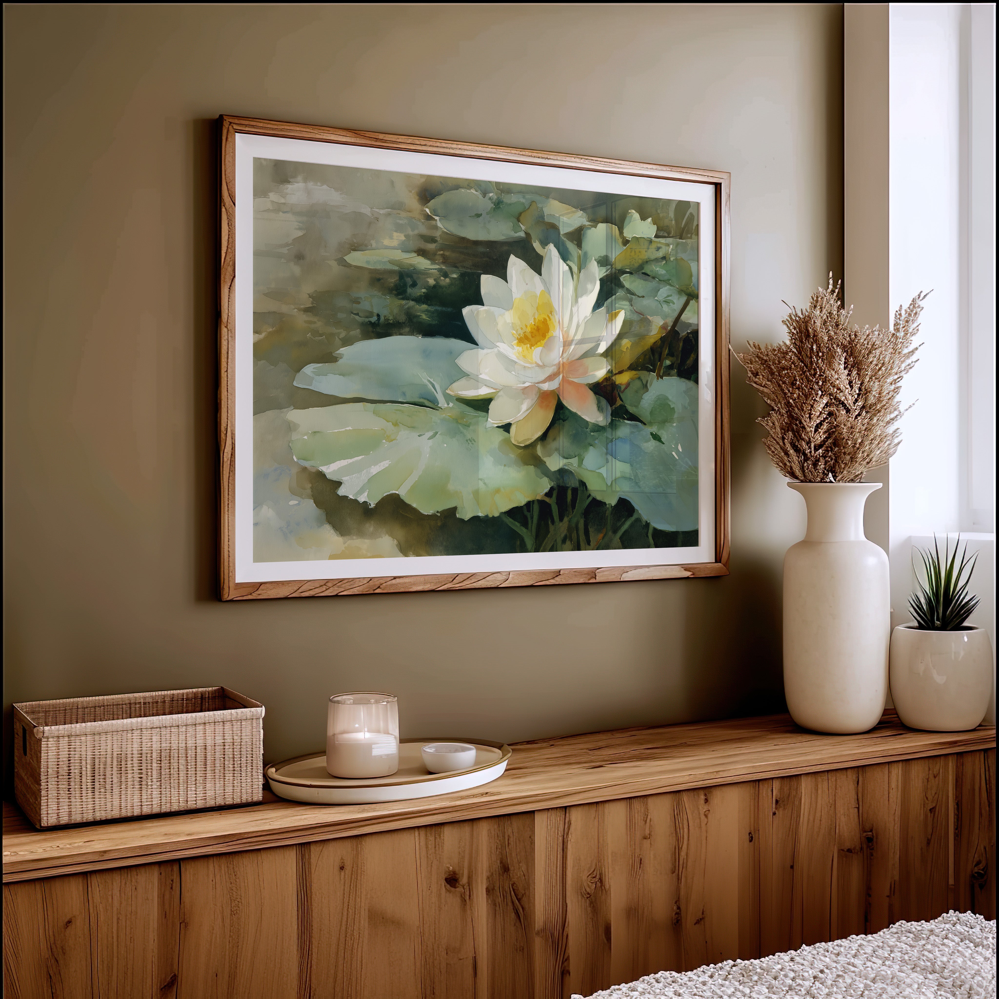 Stillness on the Lily Pond