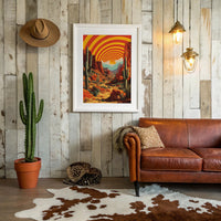 Sun Tunnel Over Red Canyon