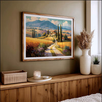 Golden Road to the Hillside Villa