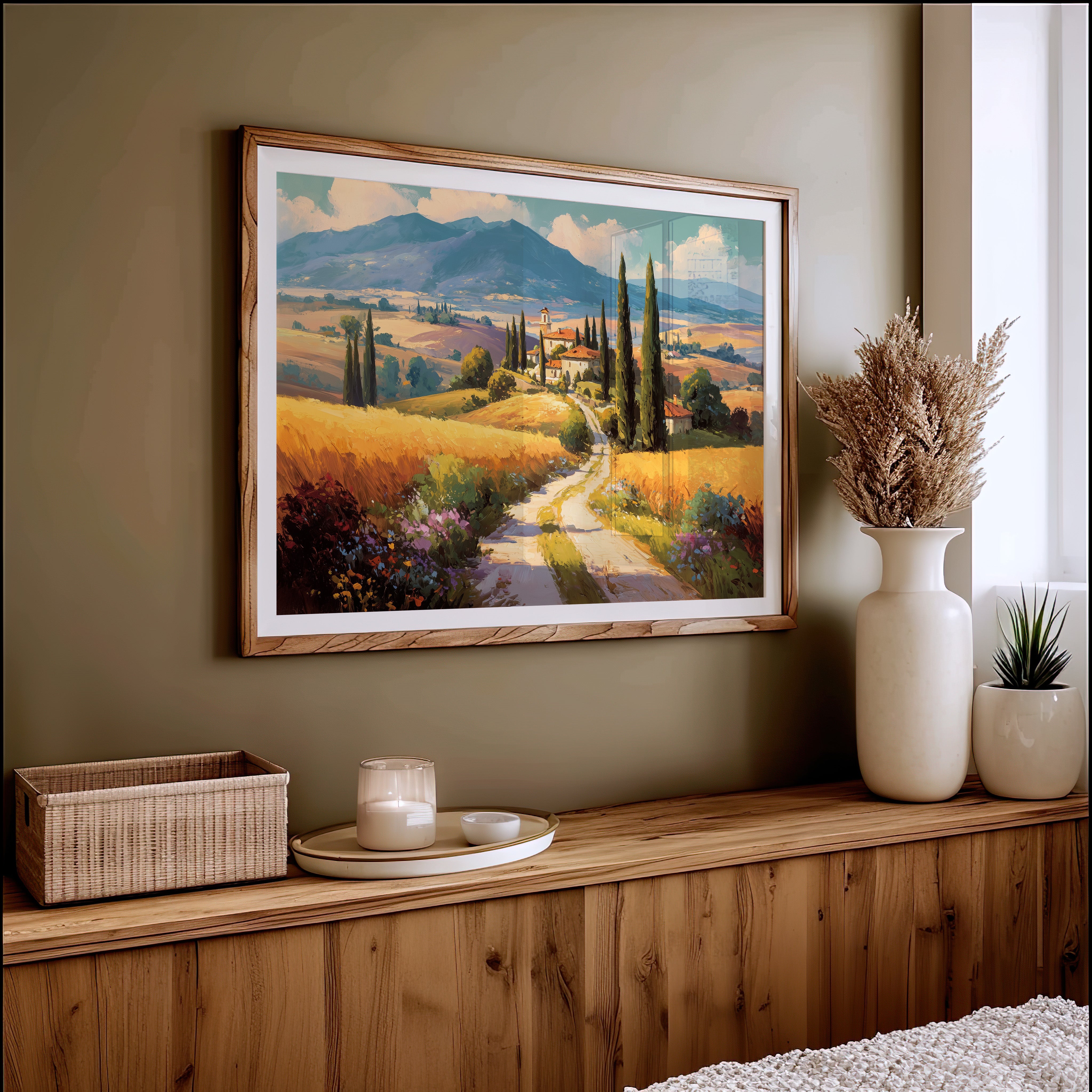 Golden Road to the Hillside Villa