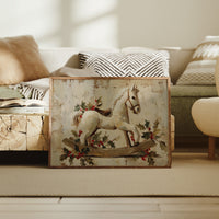 Rocking Horse in Winter Stillness