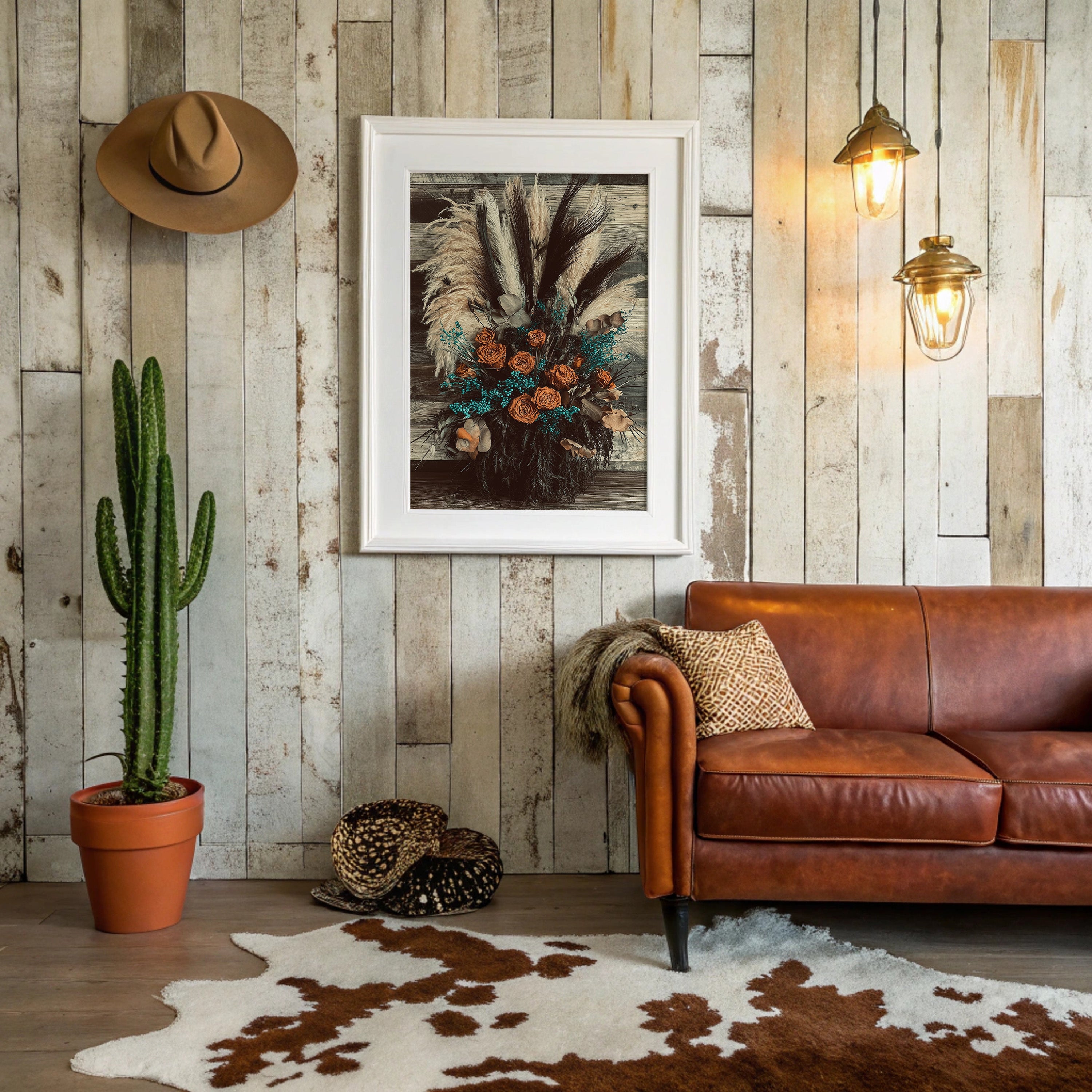 Burnt Orange Beneath the Plumes