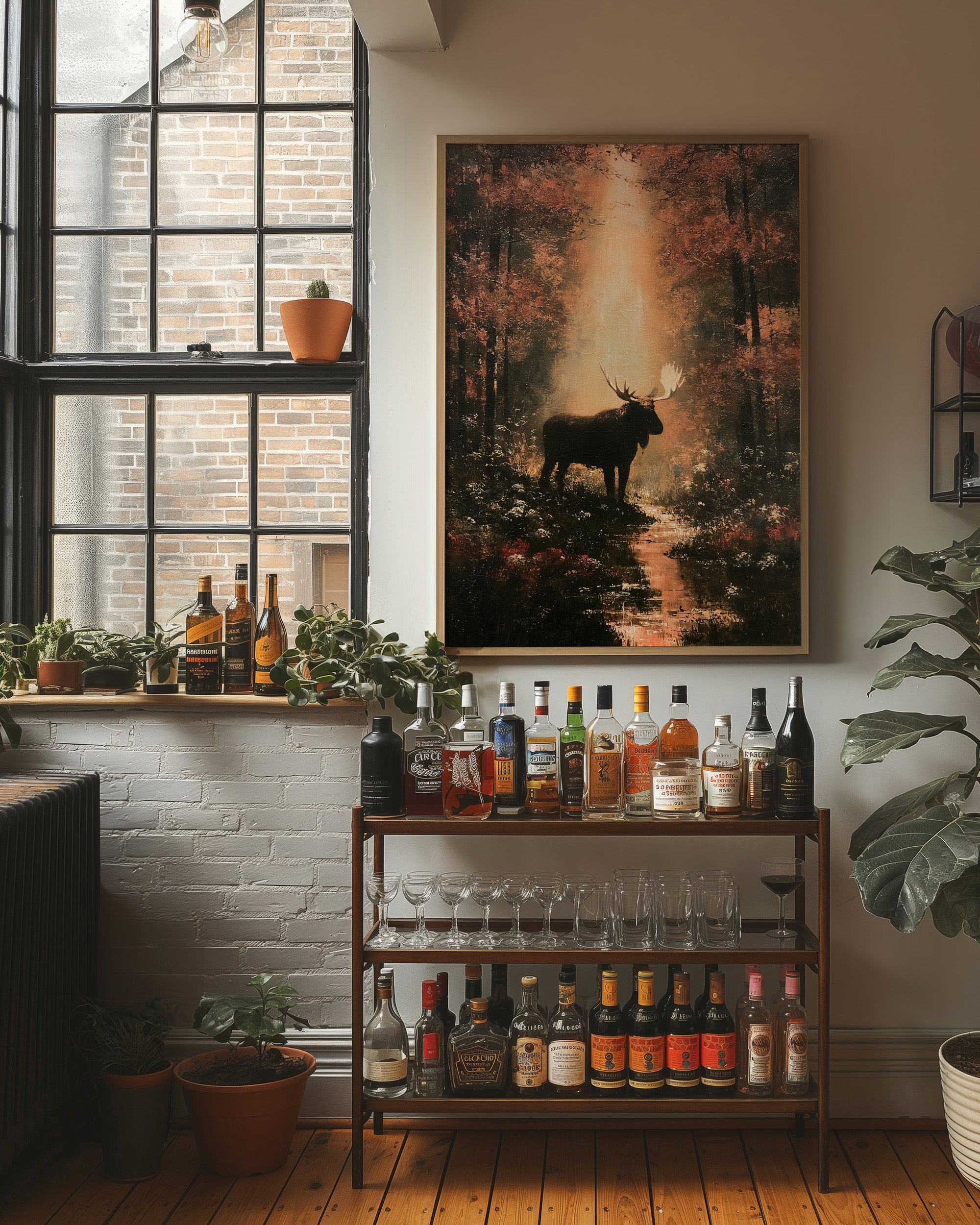 Moose At The Golden Hour
