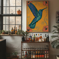 Hummingbird In Ornamental Bloom