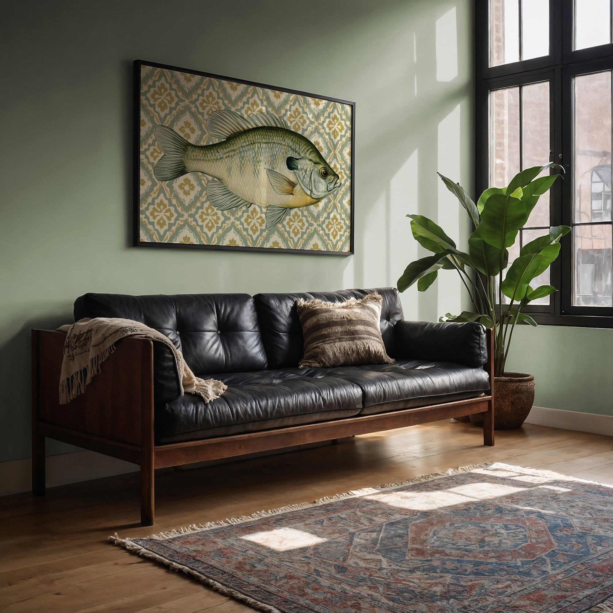 Bluegill, Sage Damask