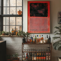 Red Black Color Field Study