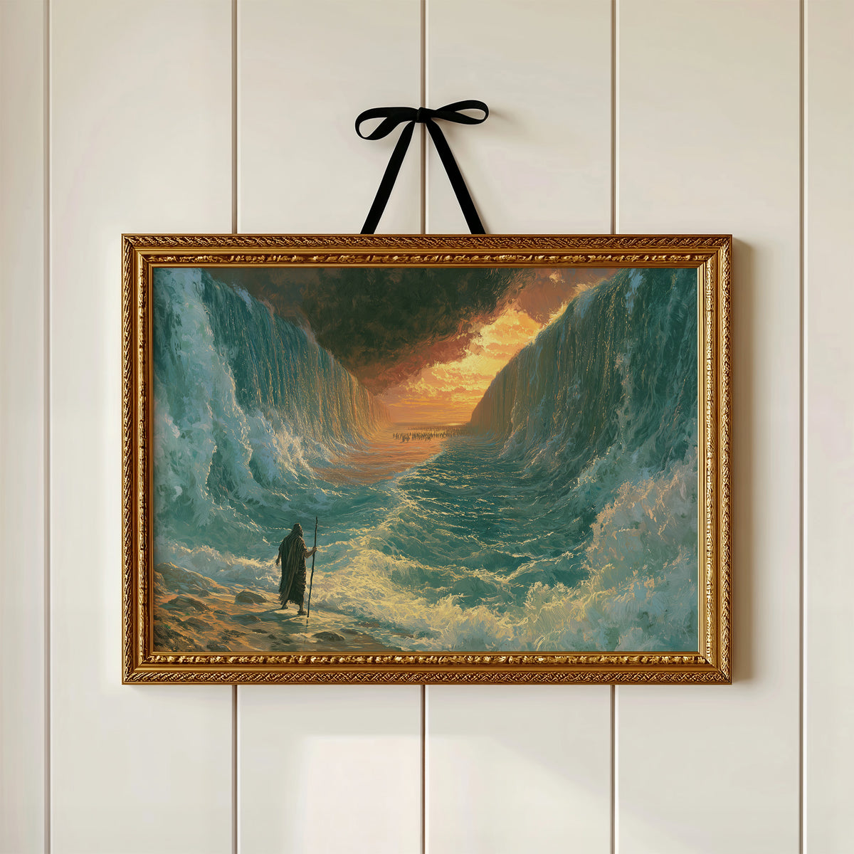 Moses Parts the Sea of Fire
